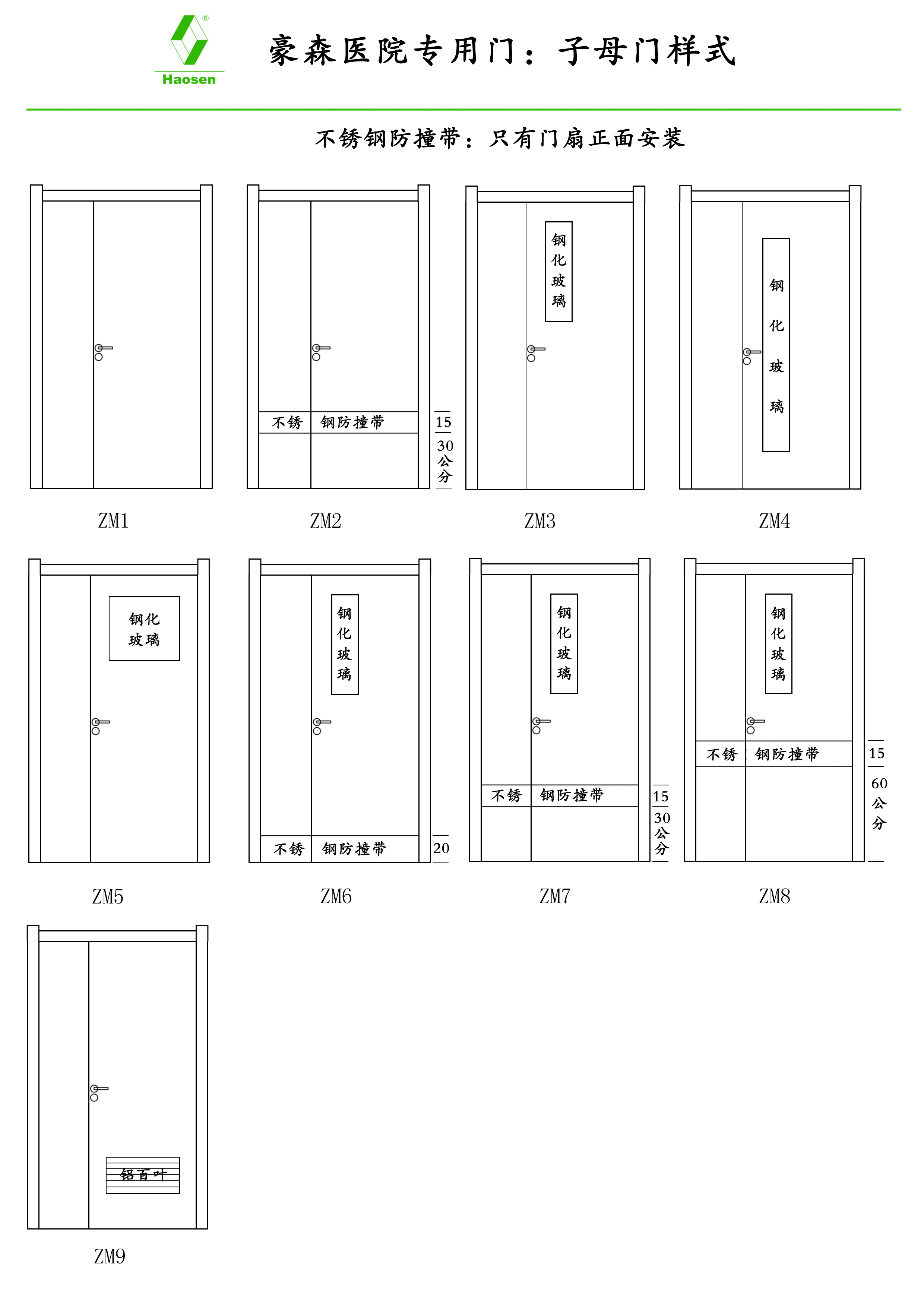 醫(yī)院專用門